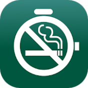 禁煙ウォッチ：禁煙時間が一目でわかる！禁煙アプリの決定版！アプリのアイコンです。